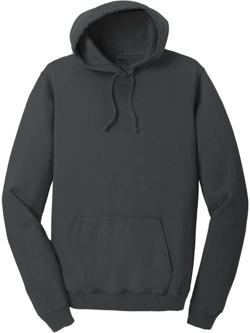 Screen-Printing Port & Co Beach Wash Garment-Dyed Pullover Hooded Sweatshirt