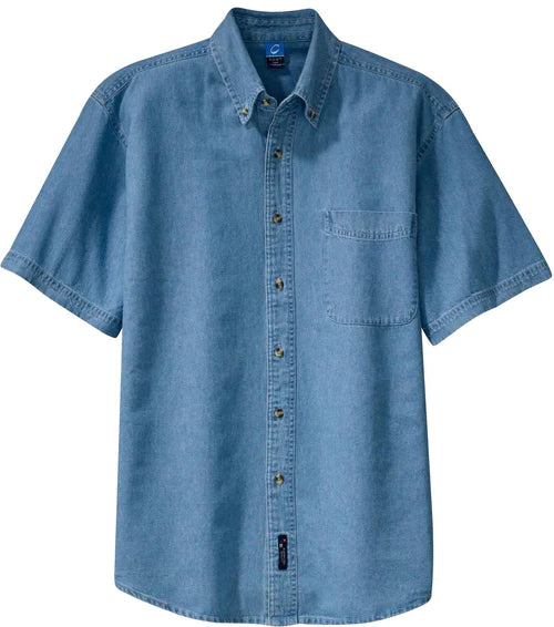 Port & Company Short Sleeve Value Denim Shirt
