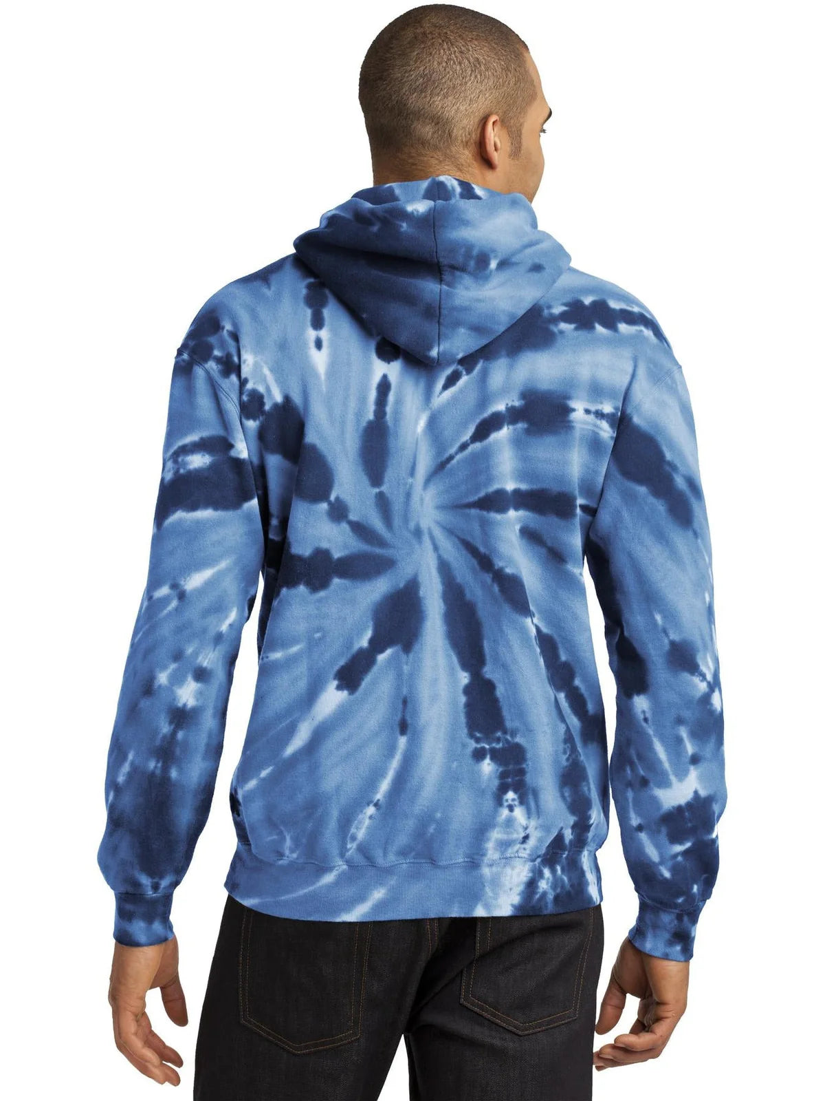 Port & Co Tie-Dye Pullover Hooded Sweatshirt