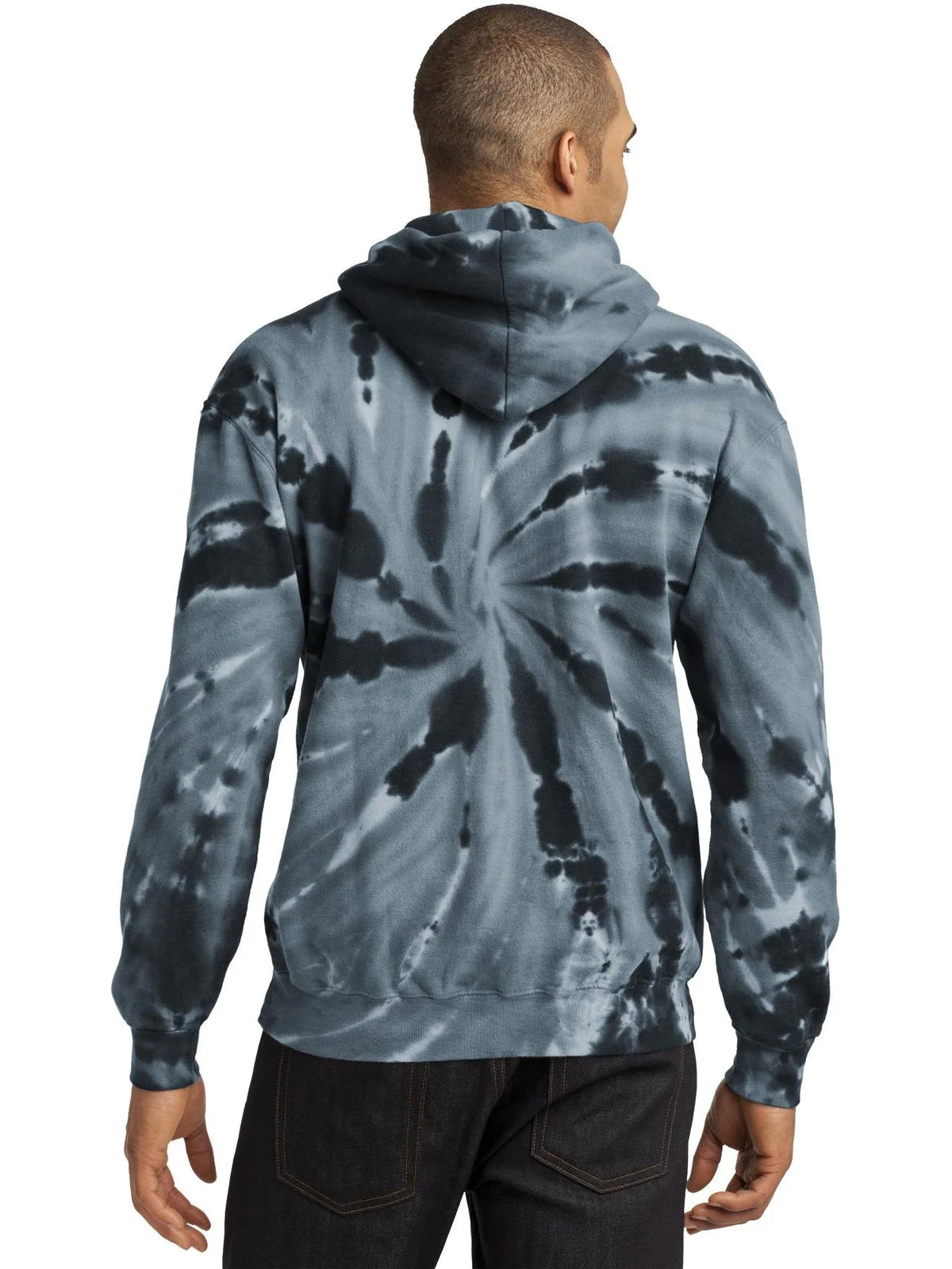 Port & Co Tie-Dye Pullover Hooded Sweatshirt
