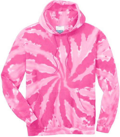 Port & Co Tie-Dye Pullover Hooded Sweatshirt