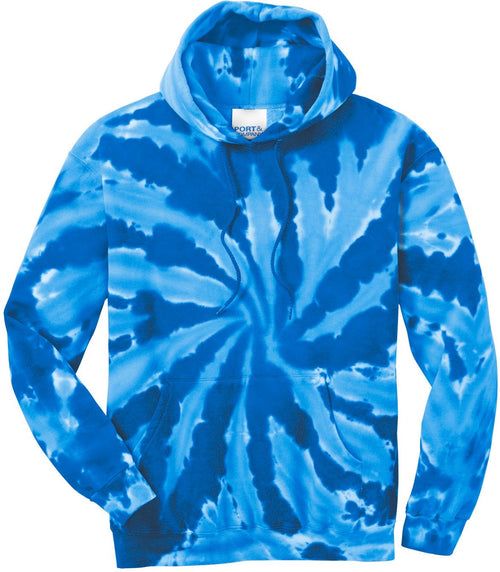 Port & Co Tie-Dye Pullover Hooded Sweatshirt