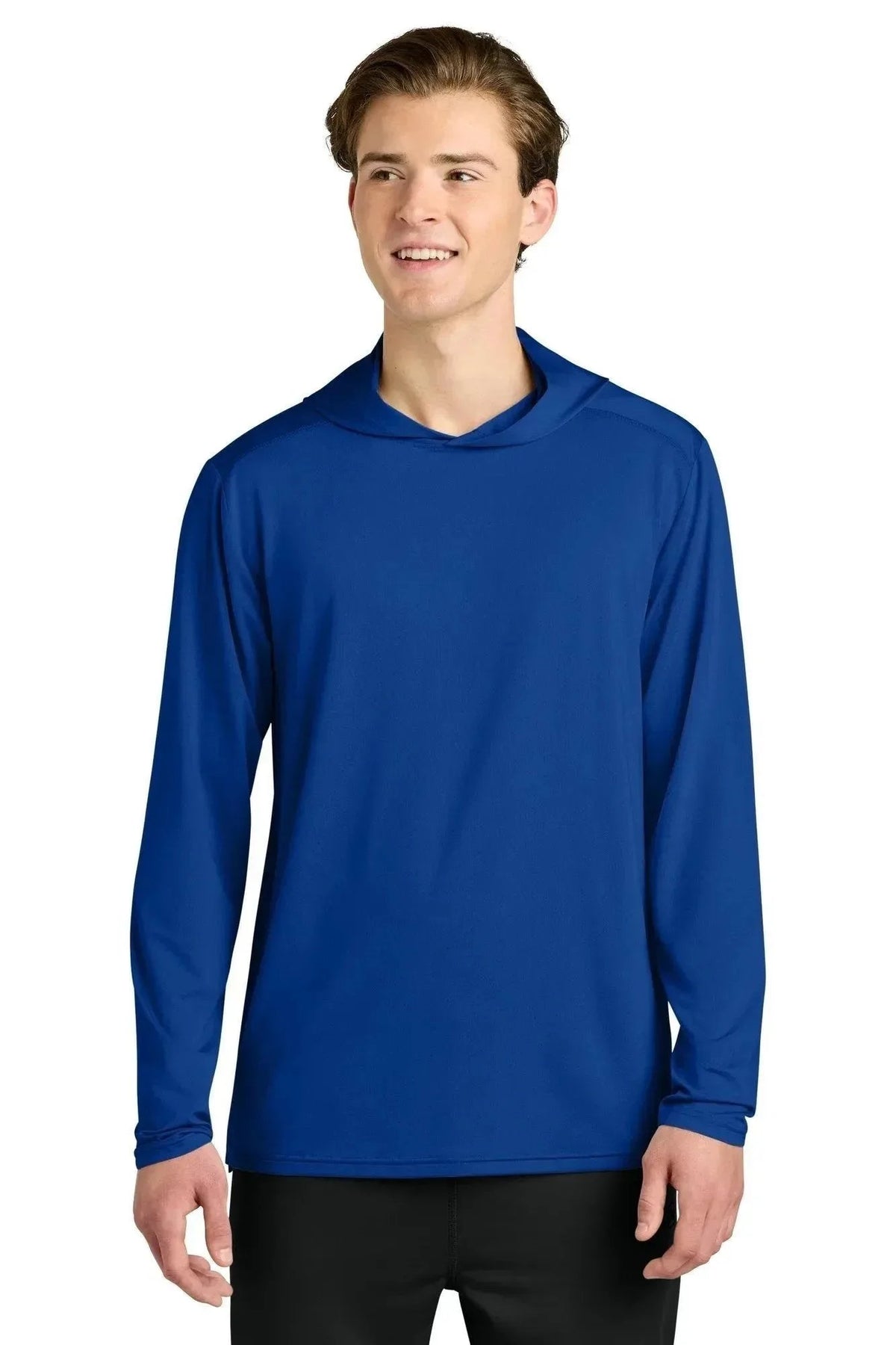 Richardson Clutch Long Sleeve Hoodie with custom logo embroidery