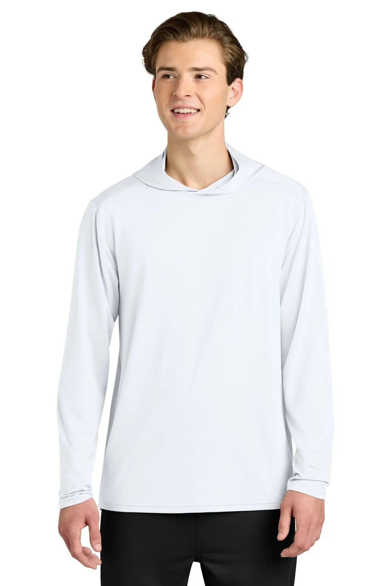 Richardson Clutch Long Sleeve Hoodie with custom logo embroidery