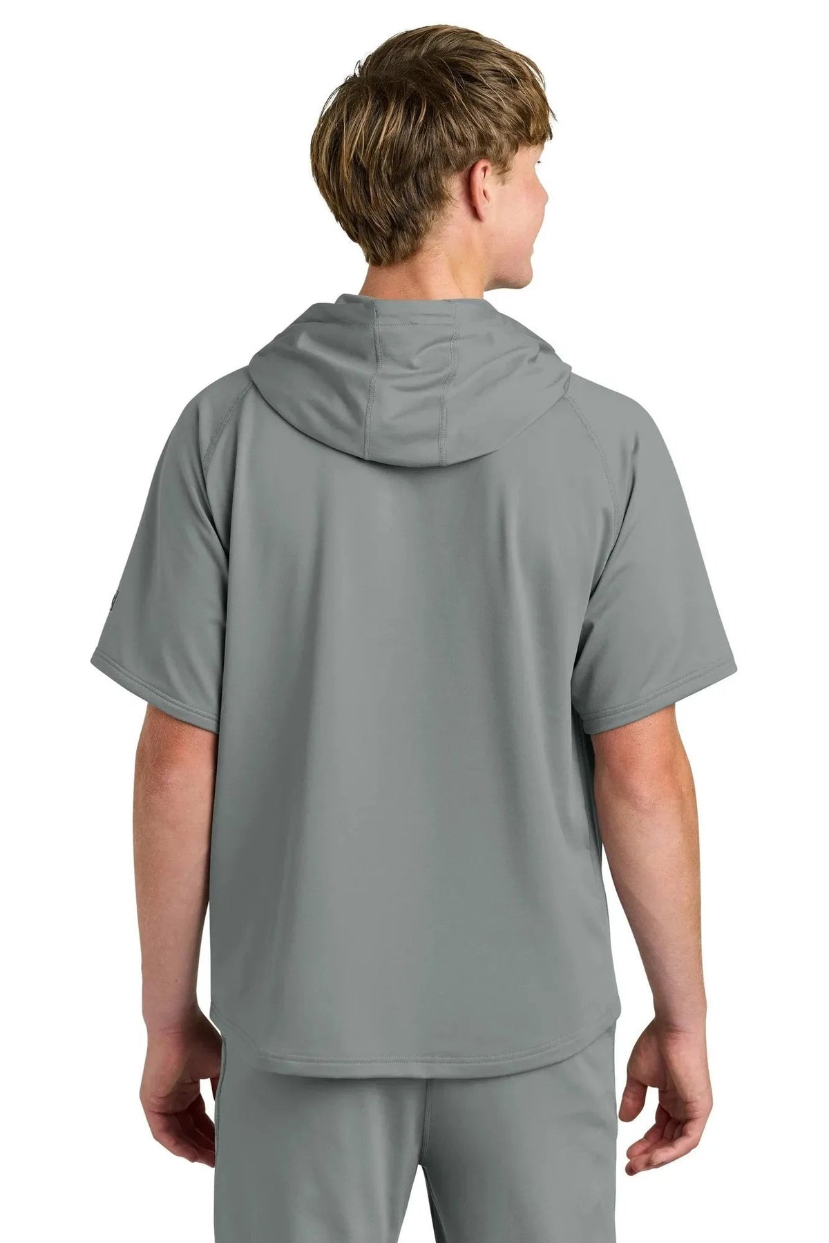Richardson Charge Performance Fleece Short Sleeve Hoodie with custom logo embroidery