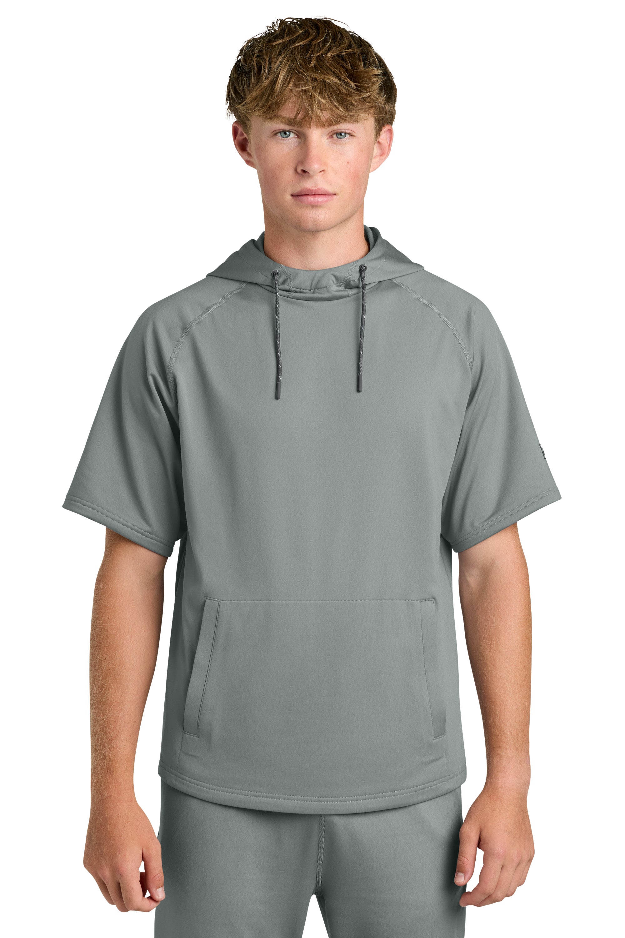 Richardson Charge Performance Fleece Short Sleeve Hoodie