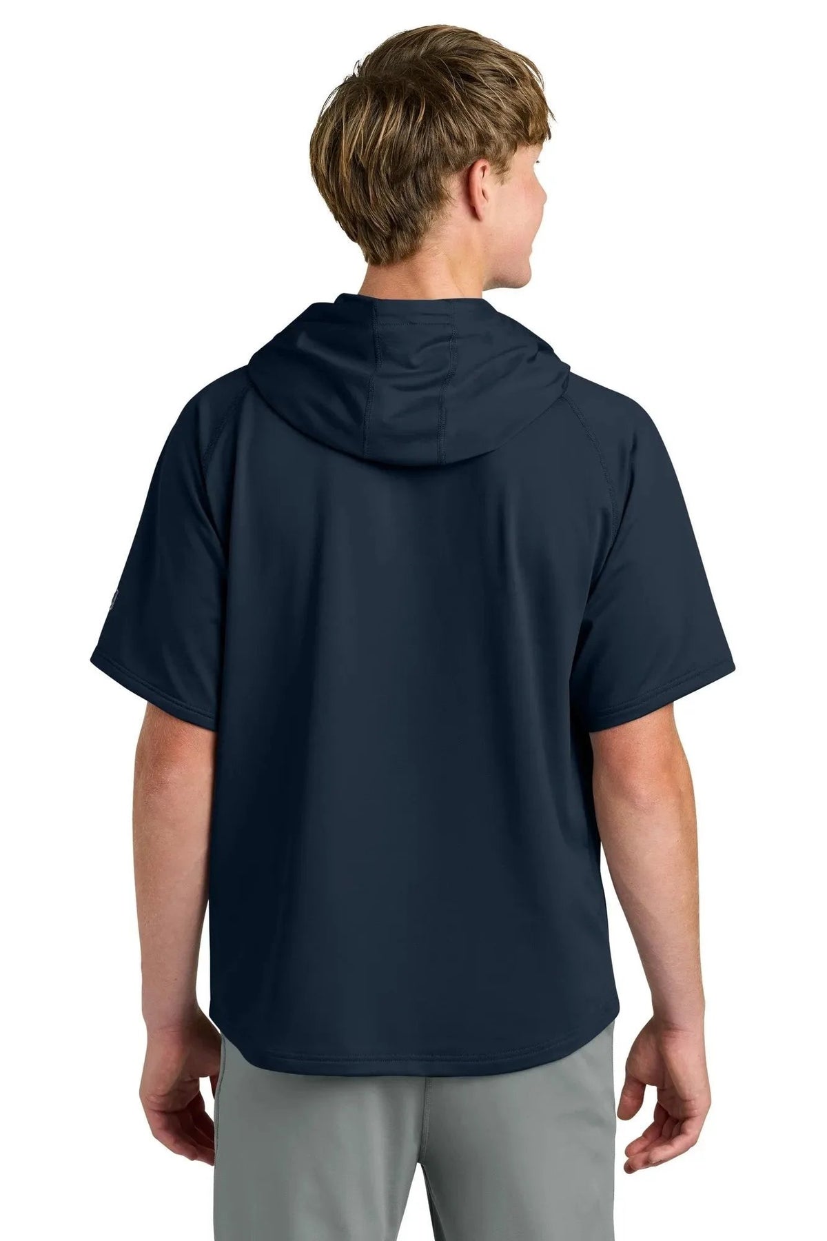 Richardson Charge Performance Fleece Short Sleeve Hoodie with custom logo embroidery