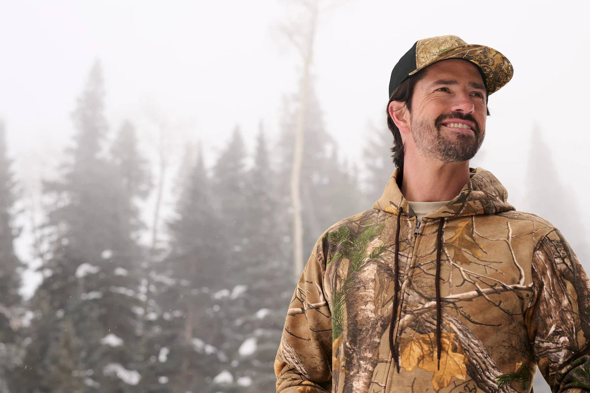 Russell Outdoors Camo Snapback Trucker Cap