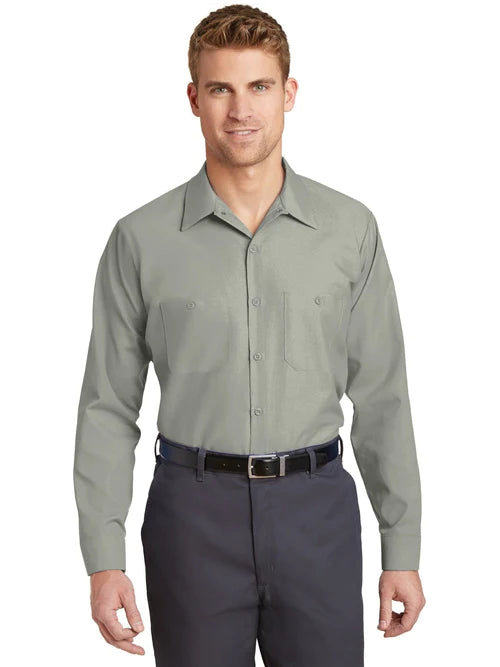 Red Kap Long Size, Long Sleeve Industrial Work Shirt