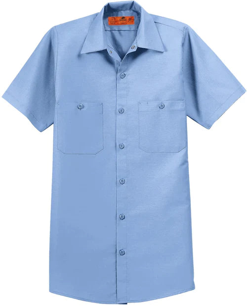 Red Kap Long Size, Short Sleeve Industrial Work Shirt