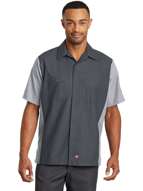 Red Kap Short Sleeve Ripstop Crew Shirt