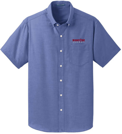 Custom Embroidered Short Sleeve Dress Shirts