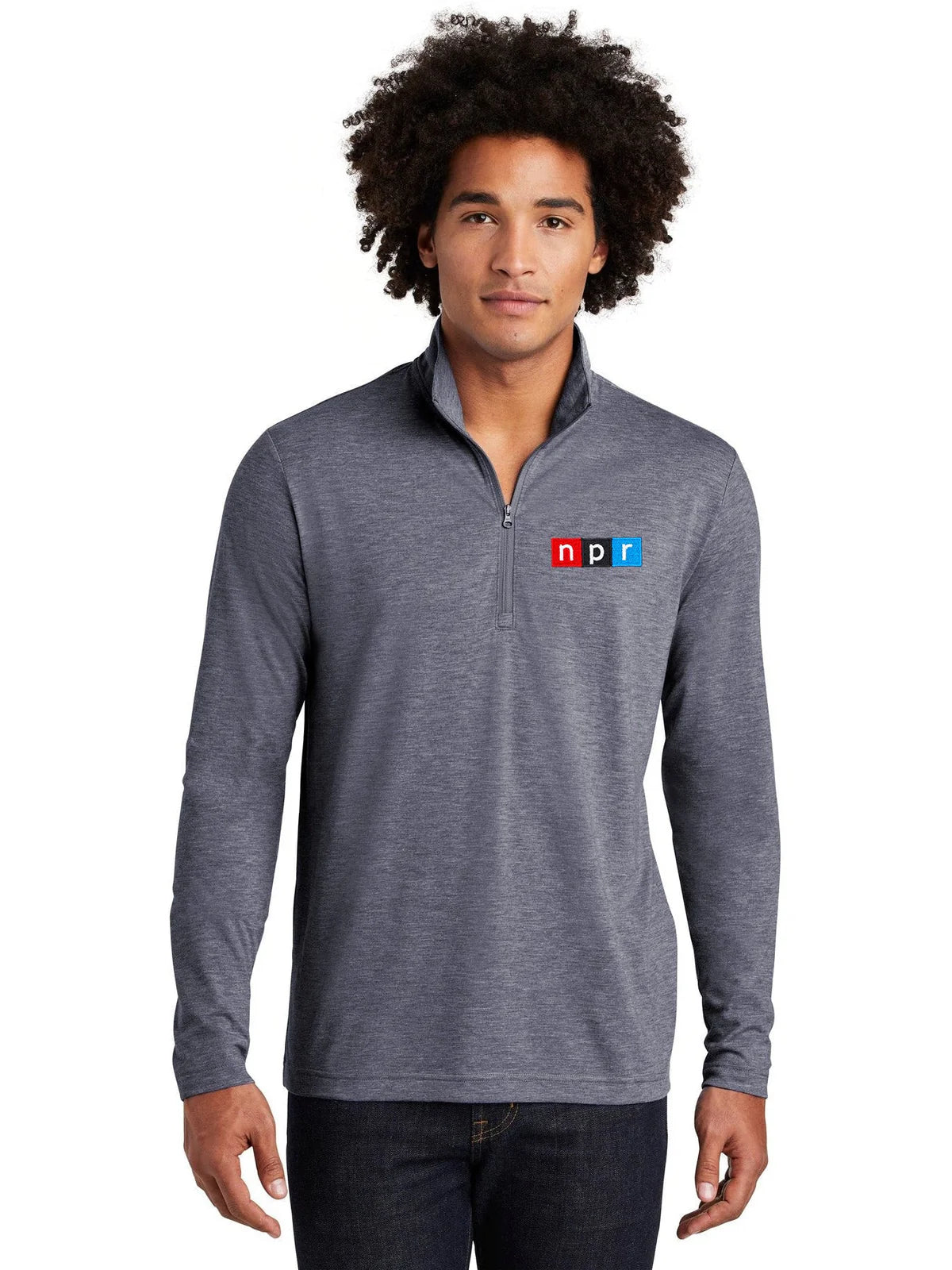 Sport-Tek PosiCharge Tri-Blend Wicking 1/4-Zip Pullover