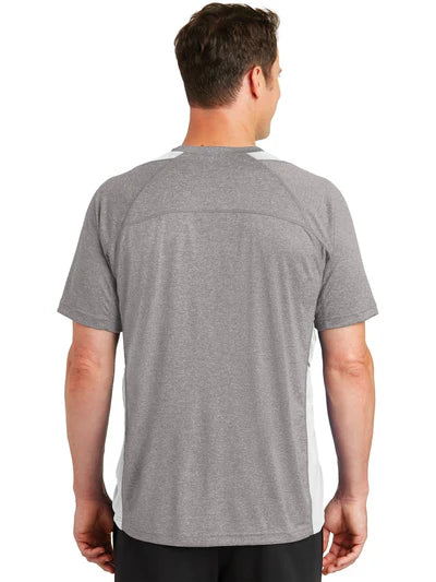 Sport-Tek Heather Colorblock Tee