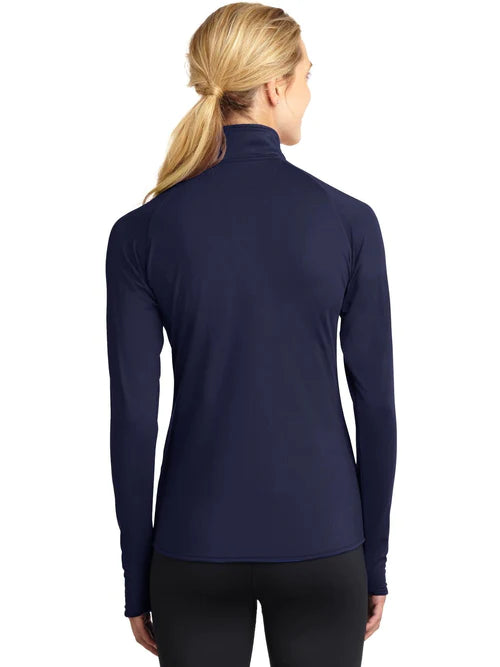 Sport-Tek Ladies Sport-Wick Stretch 1/4-Zip Pullover