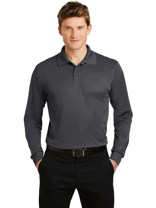 Sport-Tek Long Sleeve Micropique Sport-Wick Polo