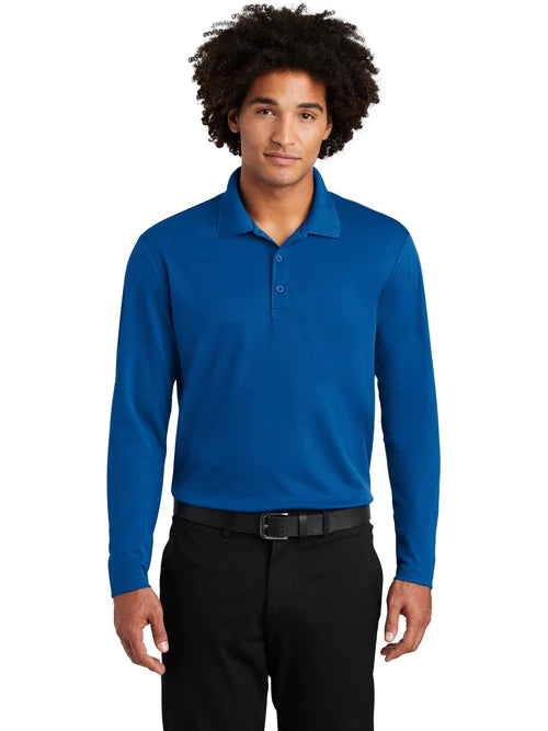 Sport-Tek PosiCharge RacerMesh Long Sleeve Polo