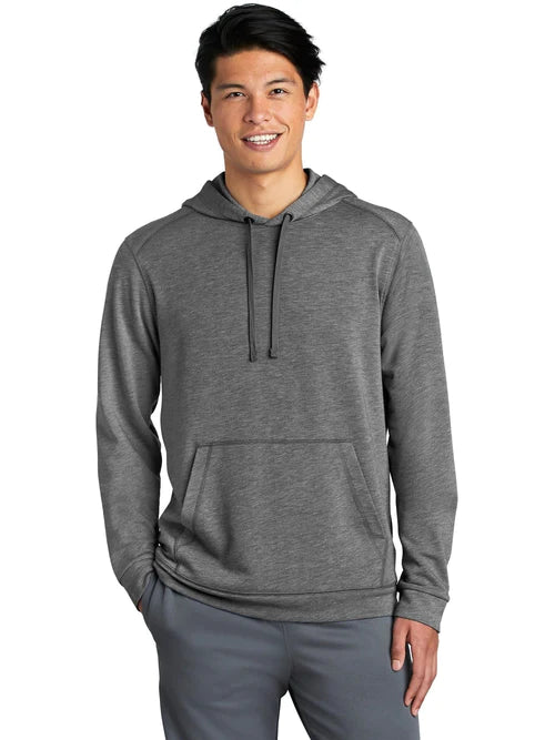 Sport-Tek PosiCharge Tri-Blend Wicking Fleece Hooded Pullover