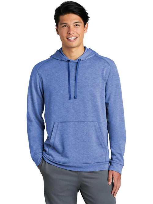 Sport-Tek PosiCharge Tri-Blend Wicking Fleece Hooded Pullover