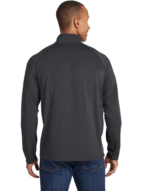 Sport-Tek Tall Sport-Wick Stretch 1/4-Zip Pullover