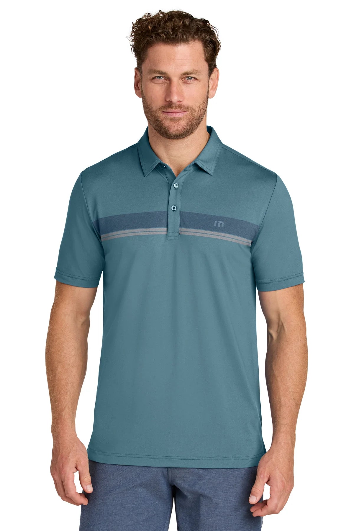 TravisMathew Glenview Stripe Polo