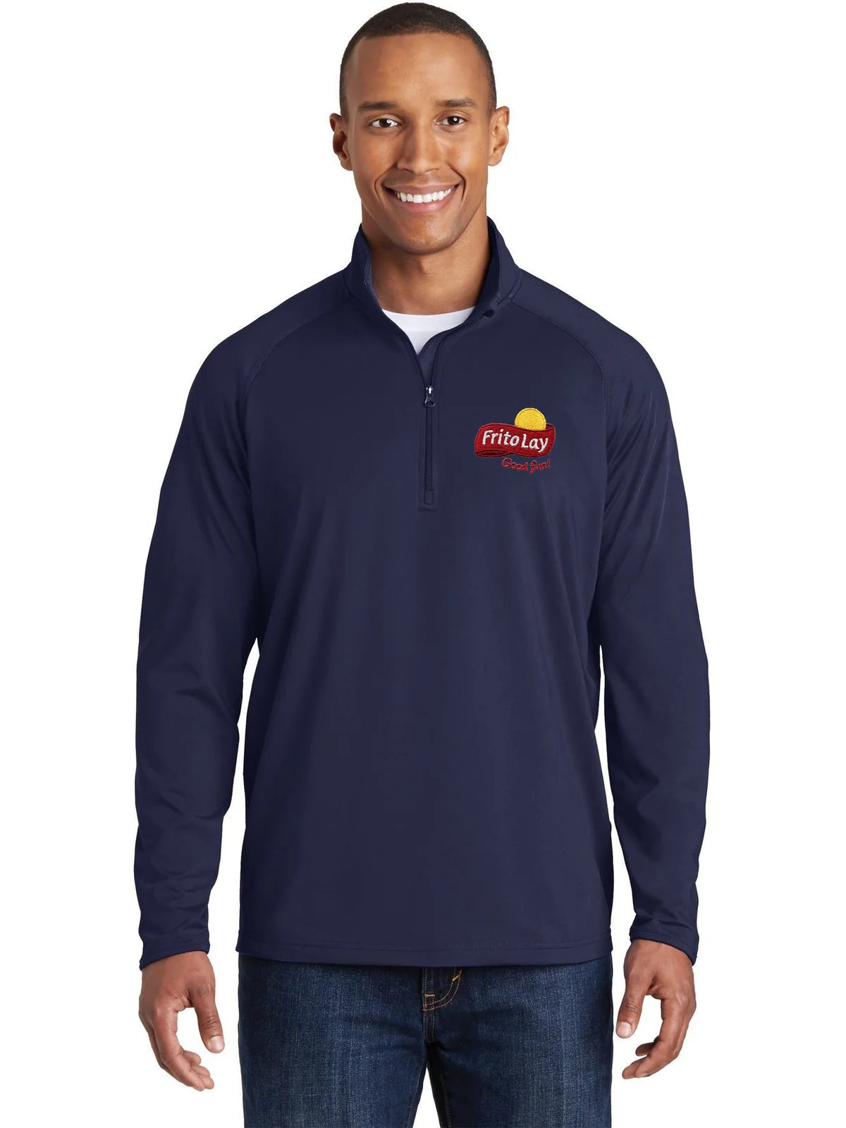 Sport-Tek Tall Sport-Wick Stretch 1/4-Zip Pullover
