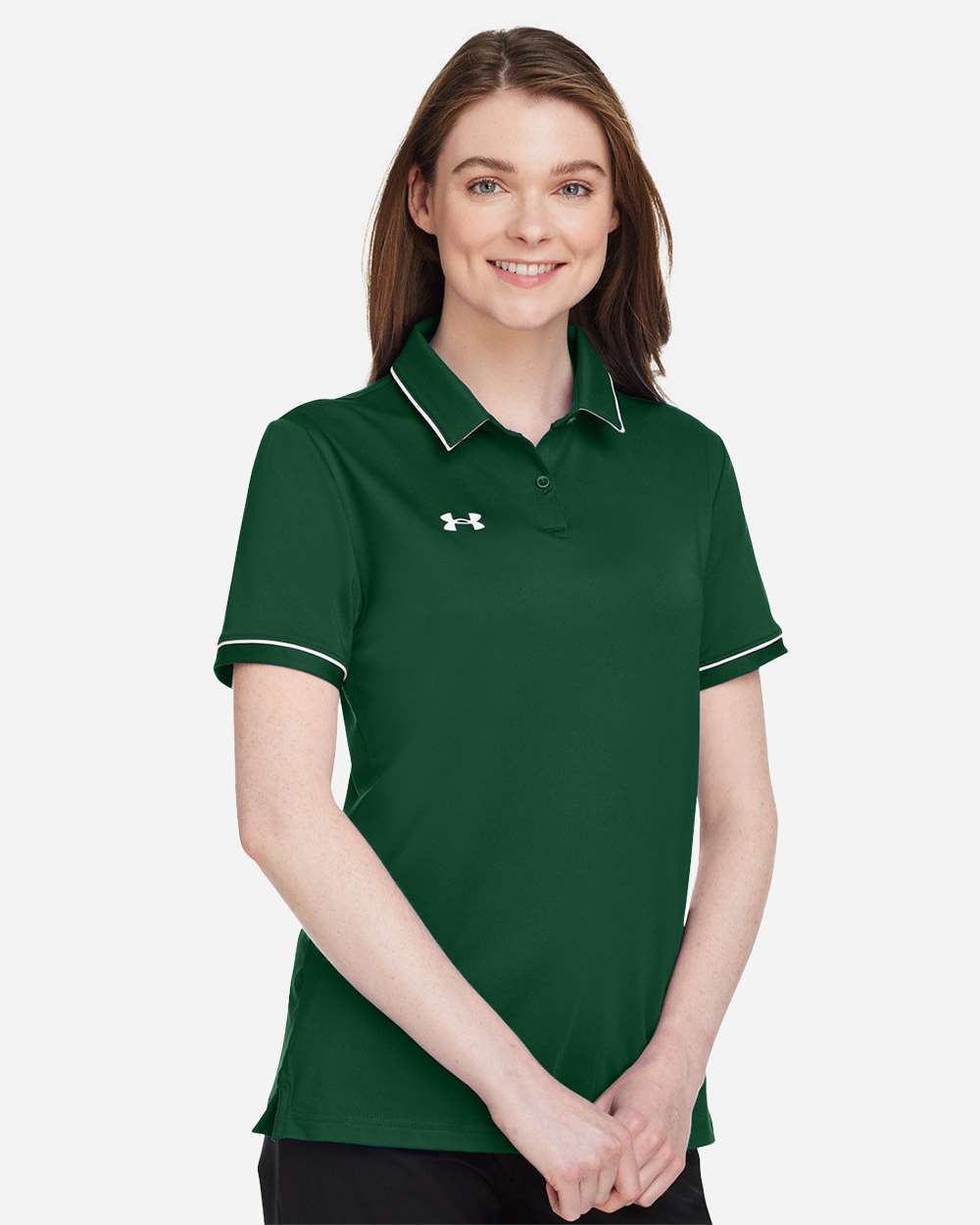 Under Armour Women's Tipped Teams Performance Polo