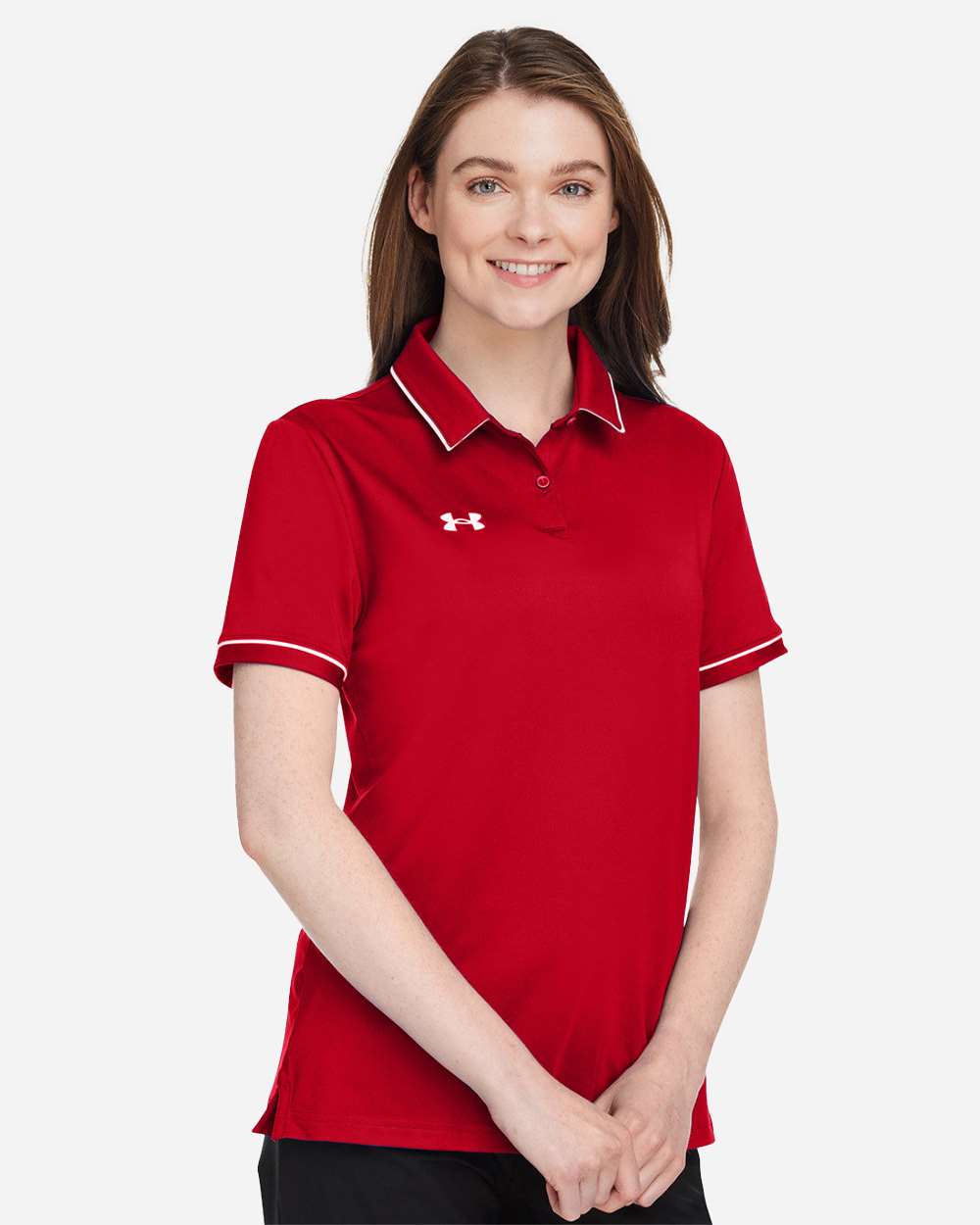 Under Armour Women's Tipped Teams Performance Polo