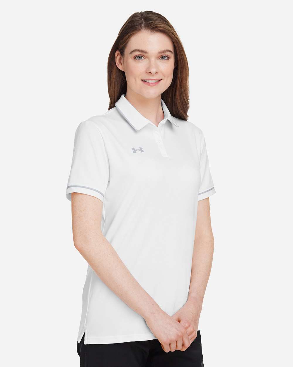 Under Armour Women's Tipped Teams Performance Polo