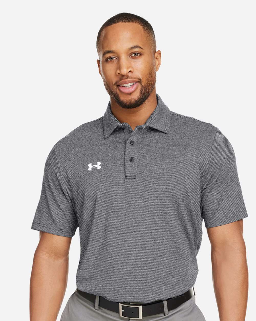Under Armour Destin Drive "UA Playoff Team Stripe" Performance Polo
