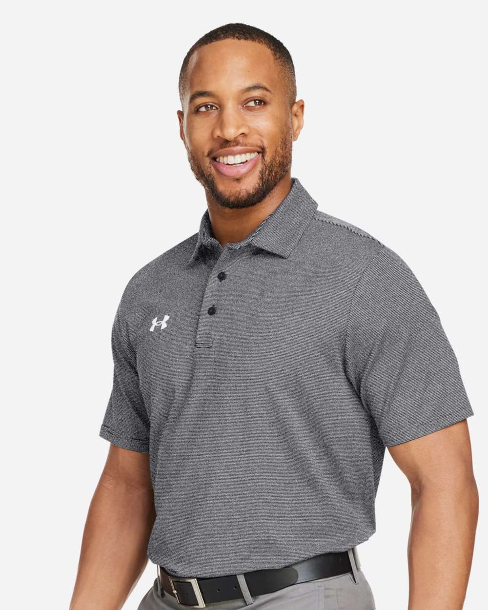 Under Armour Destin Drive "UA Playoff Team Stripe" Performance Polo