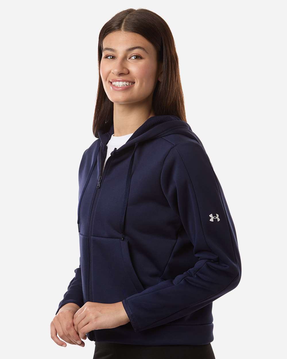 Under Armour Women's Fleece Pro Hooded Full-Zip