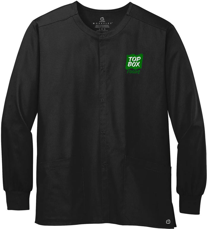 Custom Embroidered Scrub Jackets