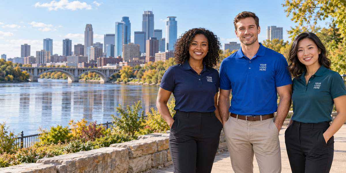 Custom Embroidered Polo Shirts in Minneapolis, Minnesota