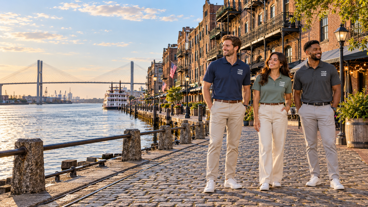 Custom Embroidered Apparel in Savannah, Georgia