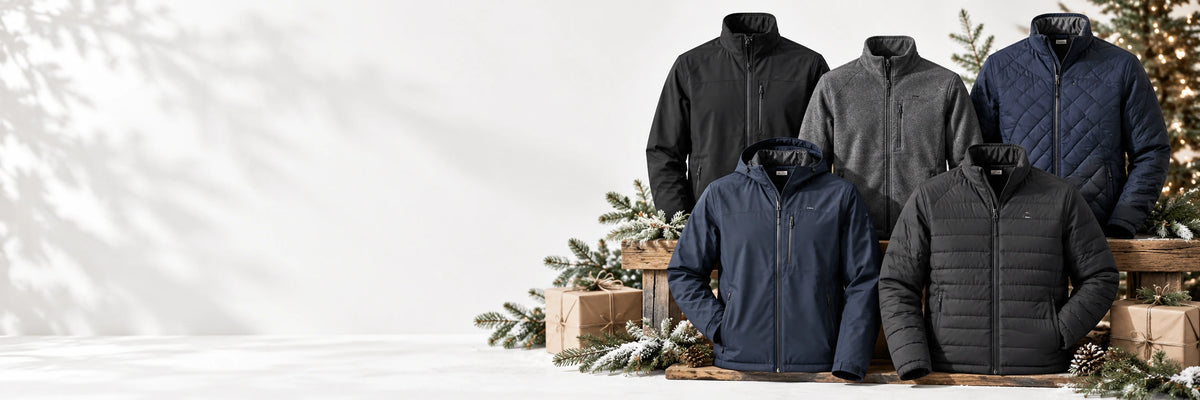 Custom Holiday Jackets with Logo