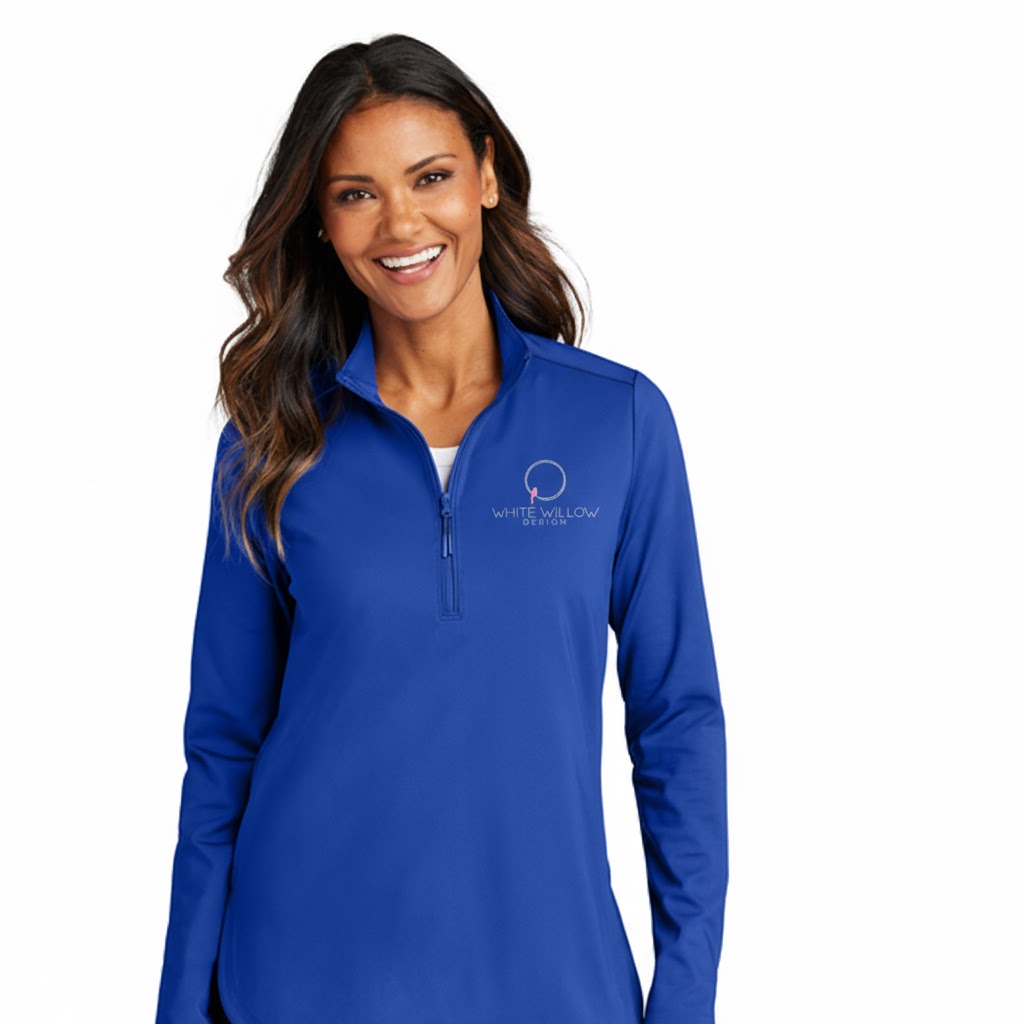Port Authority Women's C-FREE Double Knit 1/4-Zip