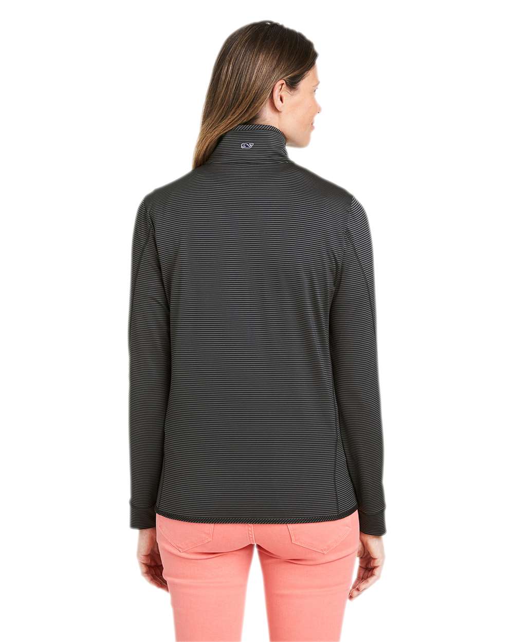 Vineyard Vines Women's Microstripe Sankaty Half-Zip Pullover